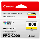 Canon PFI1000Y Yellow Standard Capacity Ink Cartridge 80ml - 0549C001